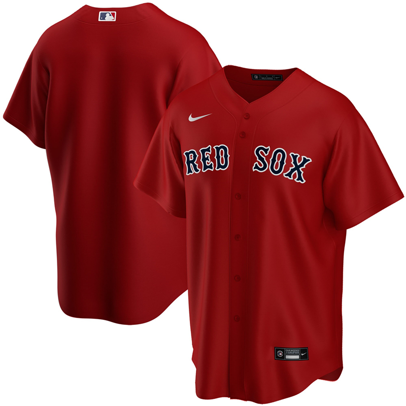 2020 MLB Youth Boston Red Sox Nike Red Alternate 2020 Replica Team Jersey 1